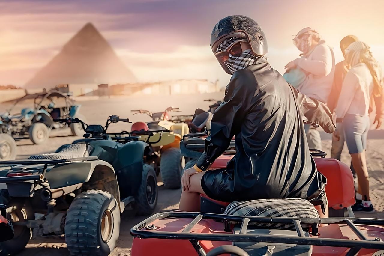 Hurghada Cairo Pyramids in Egypt Hurghada Cairo Pyramids — Hurghada: Cairo Day Trip with Pyramids, Museum & Quad Bike Main View