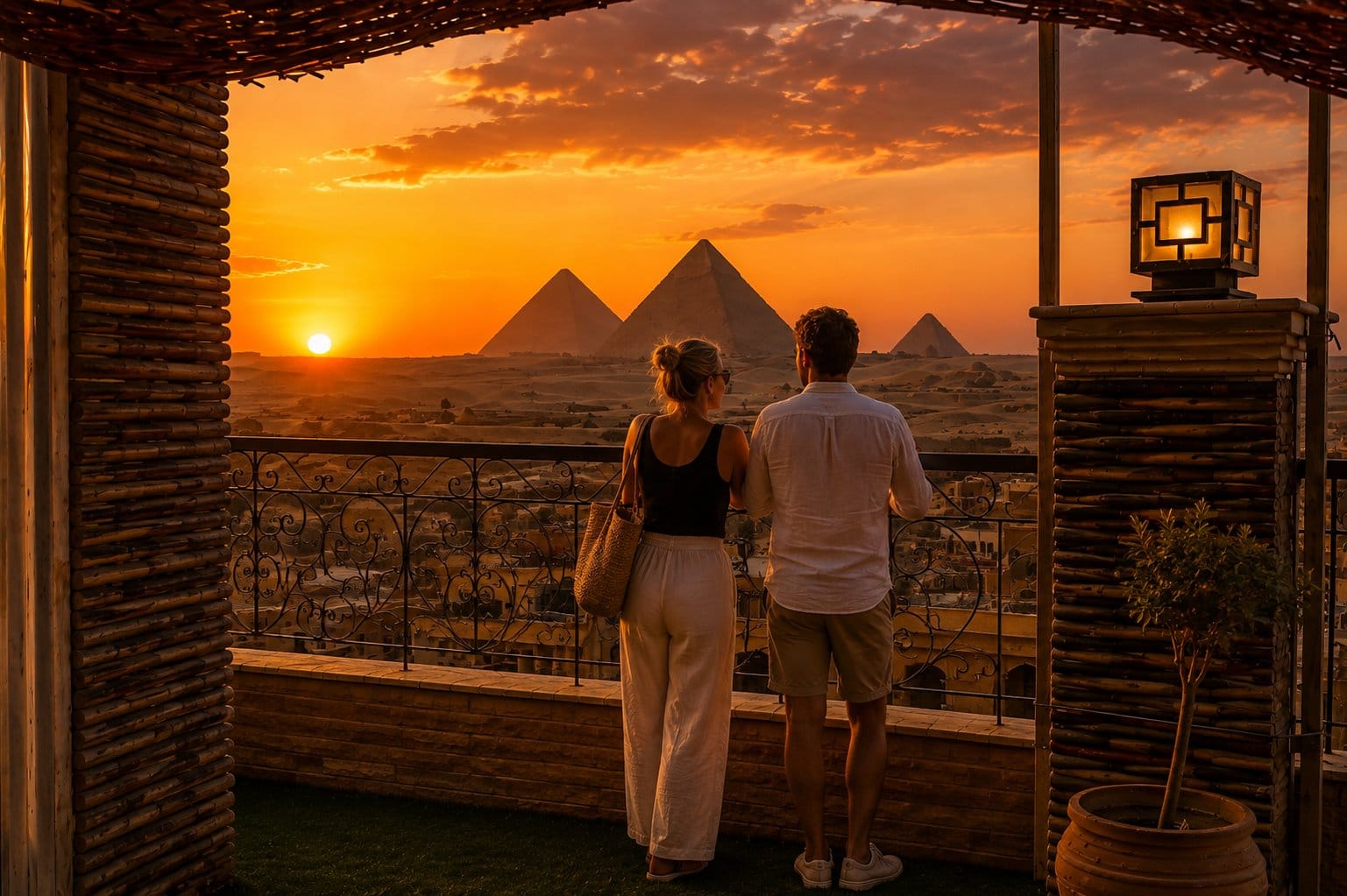 Hurghada: Cairo 2-Day Tour with Luxury Pyramids View Stay - Hurghada Cairo Pyramids