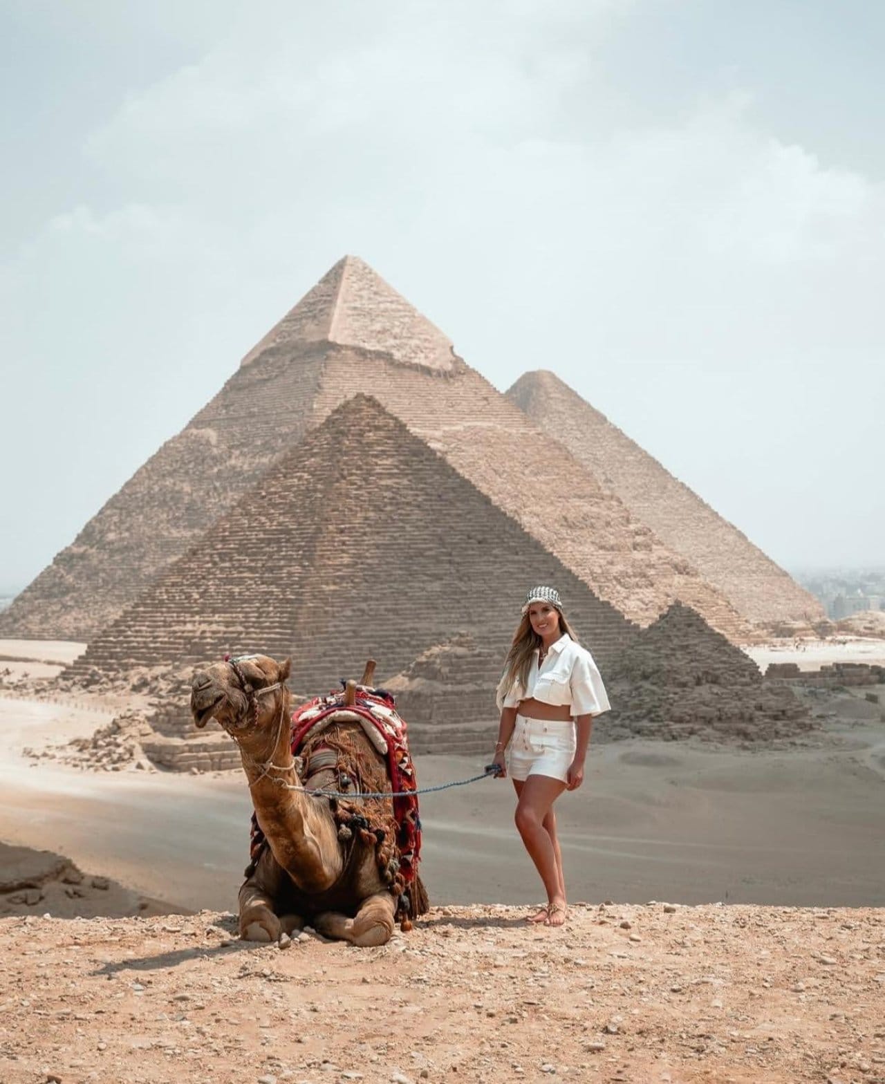 Cairo Giza Pyramids in Egypt Cairo Giza Pyramids — Cairo: Giza Pyramids, Memphis, and Sakkara Day Trip Main View
