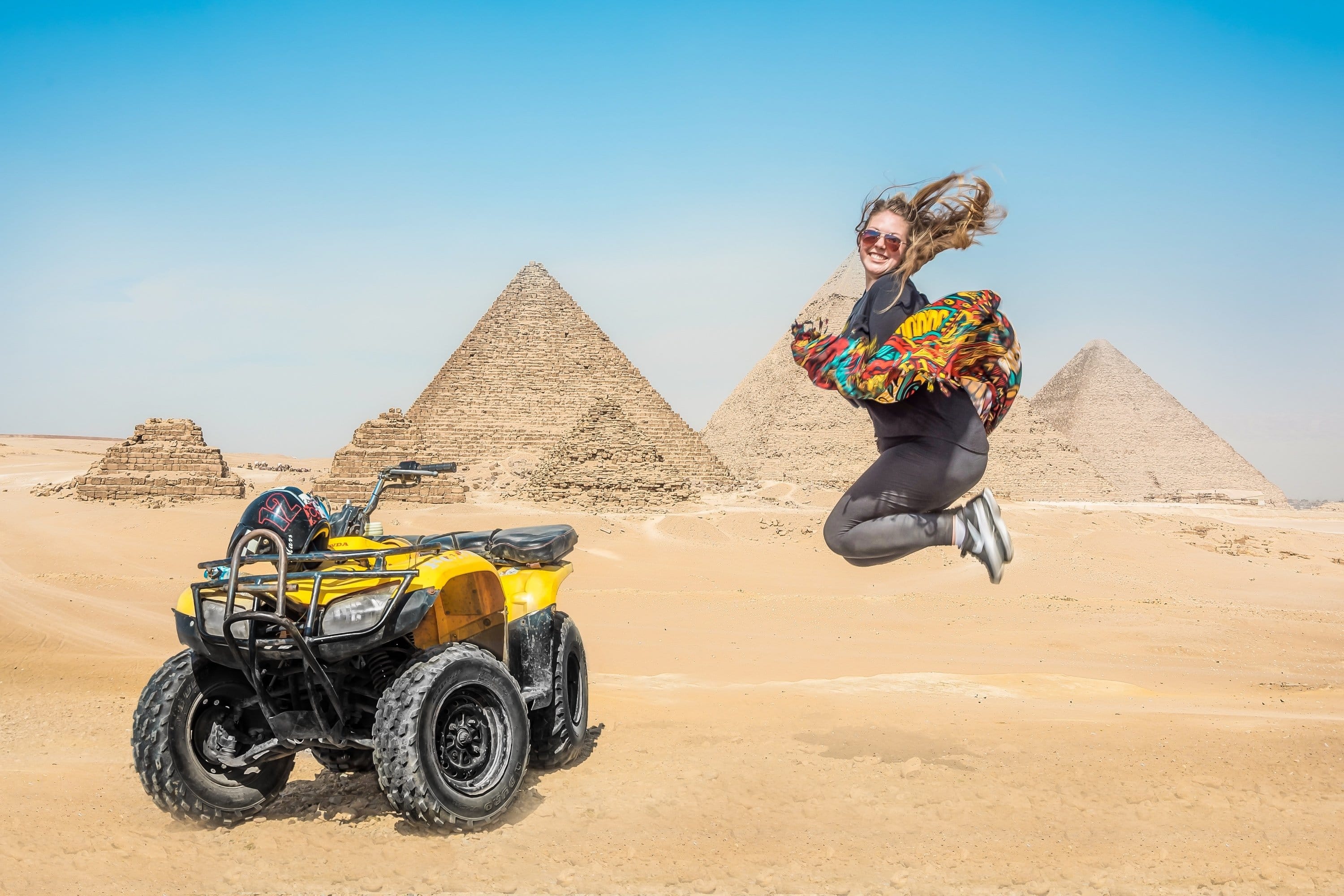 Cairo: Pyramids Quad Bike Adventure & Optional Camel Ride - Cairo Pyramids Quad (Photo 1)