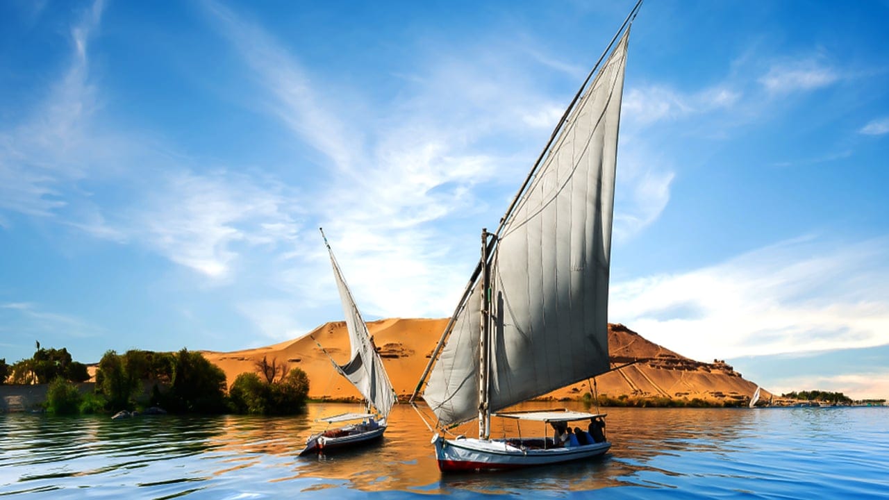 Luxor Aswan Felucca in Egypt Luxor Aswan Felucca — Aswan: Felucca Ride to Elephantine Island & Botanical Garden Main View
